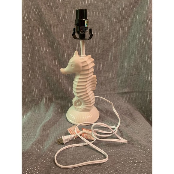 Target Accents 8 Lamp White Seahorse Ceramic Lamp Poshmark